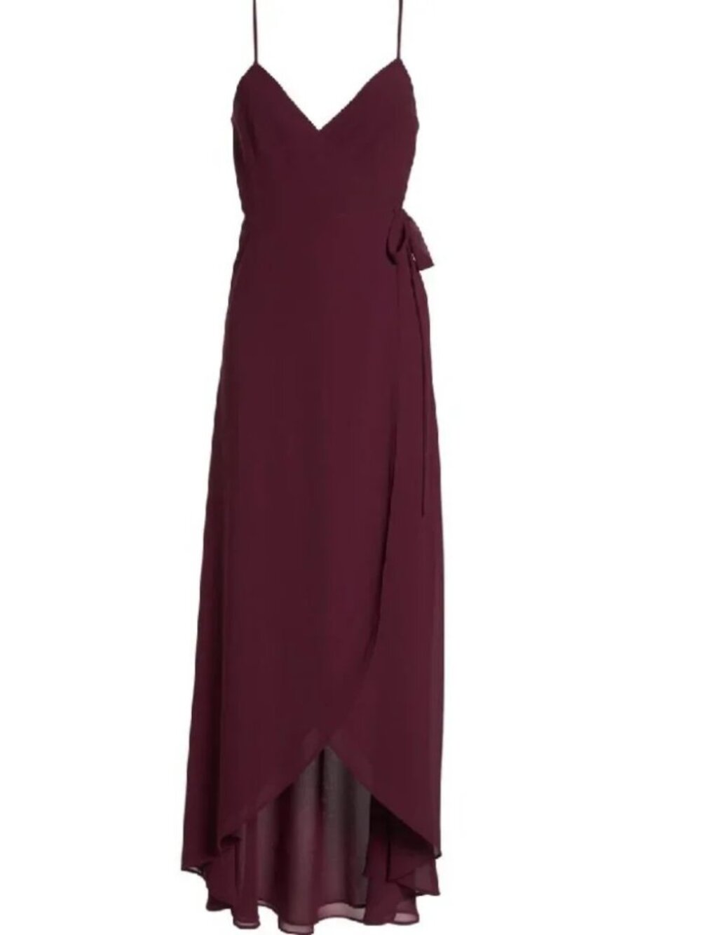 Show Me Your Mumu Mariah Wrap Dress Merlot